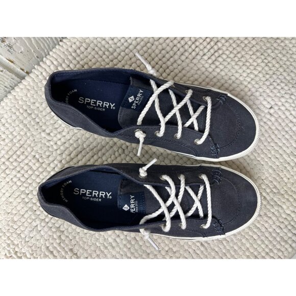 Sperry Top Sider Woman's blue size 7 sneaker - Picture 7 of 8